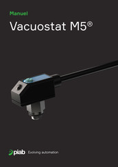 piab Vacuostat M5 Manuel