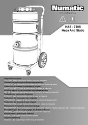 Numatic HAS-750S Traduction Du Manuel D'utilisation D'origine