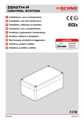 Scame ZENITH-P Installation, Utilisation Et Entretien