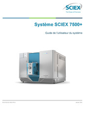 SCIEX 7500+ Guide De L'utilisateur