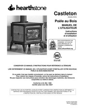 HearthStone Castleton 8030 Manuel De L'utilisateur