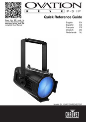 Chauvet Professional OVATION REVE P-3 IP Guide De Référence Rapide