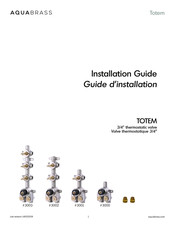 aquabrass TOTEM 3000 Guide D'installation