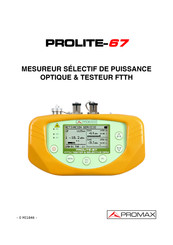 Promax PROLITE-67 Manuel D'instructions