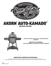 Char-Griller AKORN AUTO-KAMADO E6480 Mode D'emploi