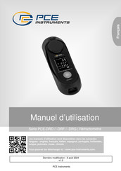 PCE Instruments DRG Serie Manuel D'utilisation