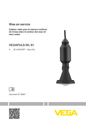 Vega VEGAPULS WL 61 Mise En Service