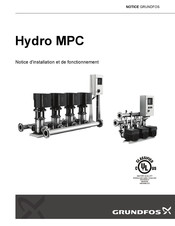 Grundfos Hydro MPC Serie Notice D'installation Et De Fonctionnement