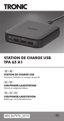 Tronic 367976 2010 Instructions D'utilisation Et Consignes De Sécurité