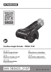 Parkside PWSA 12 B1 Traduction Des Instructions D'origine