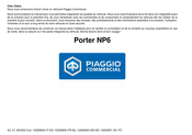 PIAGGIO Porter NP6 2022 Mode D'emploi