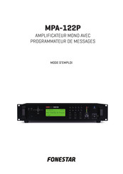 FONESTAR MPA-122P Mode D'emploi