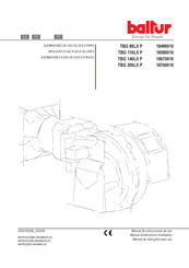 baltur 18580010 Manuel D'instructions D'utilisation