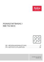 Amica PG4VI527AFTB4SAC Notice D'utilisation