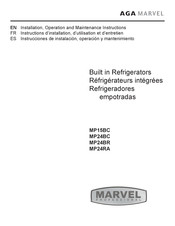 AGA MARVEL MP15BC Instructions D'installation, D'utilisation Et D'entretien