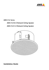 Axis C1210-E Guide D'installation