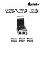 Bartscher Lolly 600 Manuel D'utilisation Original