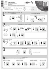 SOMFY Sunea 40 Solar io Kit Notice D'installation Abrégée