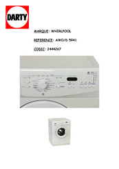 Whirlpool AWO/D 5941 Mode D'emploi