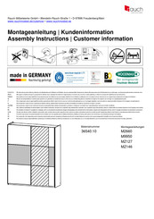 Rauch Prenzlau 36540.10 Instructions De Montage