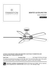 Fanimation BENITO v2 Mode D'emploi