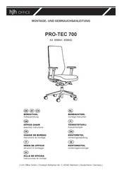 hjh OFFICE PRO-TEC 700 Instructions De Montage