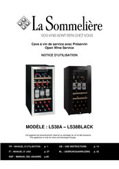 La Sommeliere LS38BLACK Notice D'utilisation