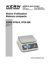 KERN WTB 3K-4N Notice D'utilisation