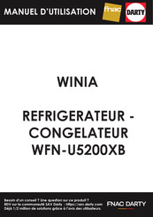 WINIA WFN-U5200XB Guide D'utilisation