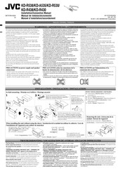 JVC KD-R430 Manuel D'installation/Raccordement