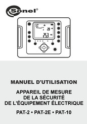 Sonel PAT-2E Manuel D'utilisation