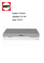 THOMSON DTI 1003 Mode D'emploi