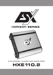 ESX HXE110.2 Mode D'emploi