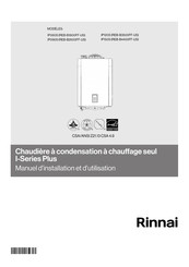 Rinnai I Plus IP150S Manuel D'installation Et D'utilisation