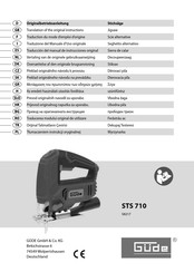 Güde STS 710 Traduction Du Mode D'emploi D'origine