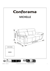 CONFORAMA MICHELLE 599453 Instructions De Montage