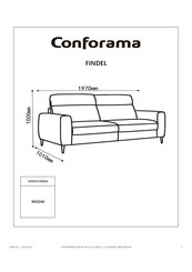 CONFORAMA FINDEL 592244 Notice De Montage