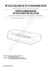 Whirlpool UXT4830AAB Instructions D'installation Et Guide D'utilisation Et D'entretien