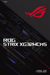 Asus ROG STRIX XG32WCMS Mode D'emploi