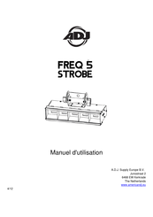 ADJ FREQ 5 STROBE Guide D'utilisation