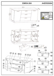 FORESTDREAM EMIRA 084 A4ERSS084 Instructions De Montage