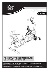 HOMCOM A90-232 Instructions D'assemblage