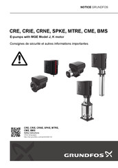 Grundfos CME Série Informations Importantes