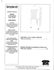 Simplicity SDR506RH Manuel D'utilisation