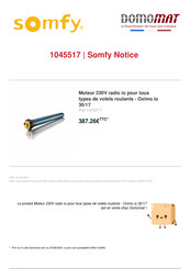 SOMFY Situo io A/M Notice D'installation