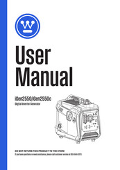 Westinghouse iGen2550 Manuel De L'utilisateur