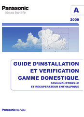 Panasonic CS-E12JKEW-3 Guide D'installation