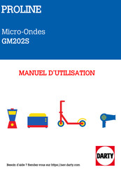 Proline GM202S Manuel D'utilisation