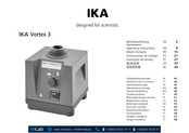 IKA Vortex 3 Mode D'emploi
