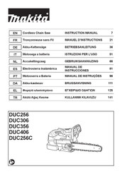 Makita DUC406Z Manuel D'instructions